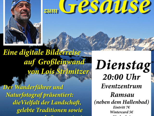Diavortrag- Vom Dachstein zum Gesäuse 