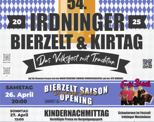 54. Irdninger Bierzelt & Kirtag