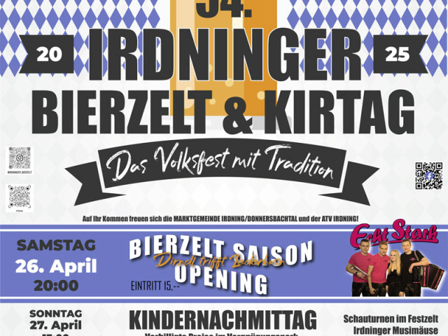 54. Irdninger Bierzelt & Kirtag