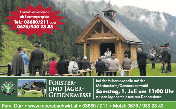 Förster- und Jägergedenkmesse