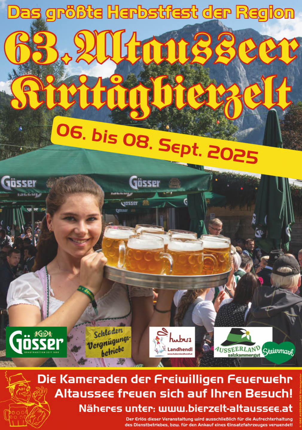 63. Altausseer Kiritåg Bierzelt von 6. bis 8. September