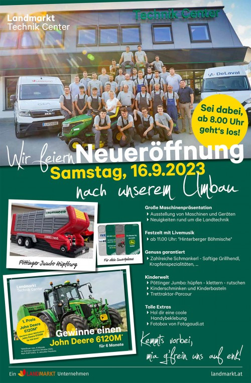 Neueröffnung Landmarkt Technik-Center 
