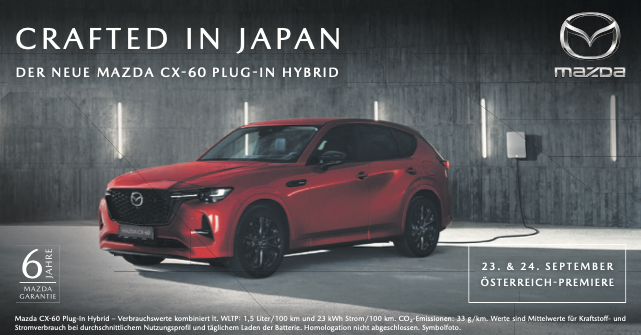 Der neue Mazda CX60 PLUG-IN Hybrid im Autohaus Knauss