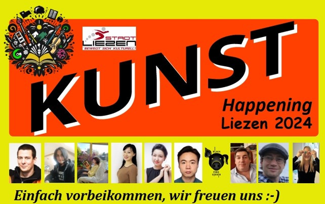 Kunstevent in Liezen, und zwar ein Kunst Happening