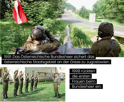 Fotos: HBF Heeresbild- und Filmstelle/Hartl bzw. Gartner