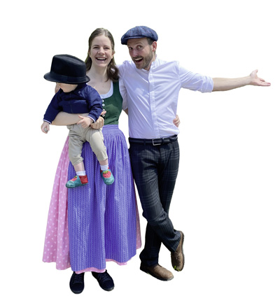 Vor acht Jahren lernten sich Barbara und Andreas kennen, seit drei Jahren  mit dabei: Sohn Leonhard.