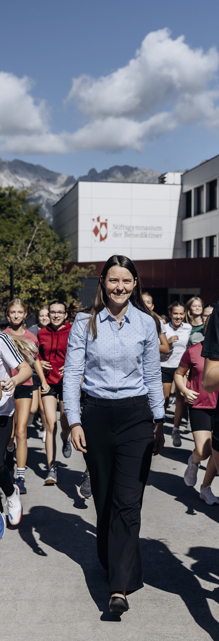 Katja Maierhofer, die Direktorin des Stiftsgymnasiums Admont