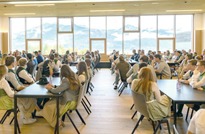 Der Speisesaal der Schule (Foto: Raumberg-Gumpenstein)