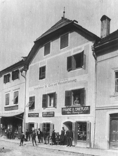 Der Firmensitz an der Hauptstraße Anfang des 20. Jahrhunderts. (Foto: KK)