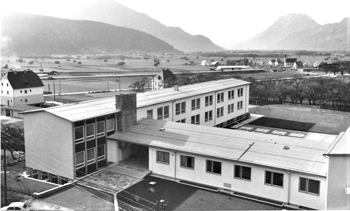 Hauptschule Liezen, ca. 1960 (Fotoquelle: Stadtarchiv)
