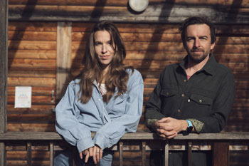 Julia Trummer und Andreas Jaritz, die Gründer und Geschäftsführer von Emma Wanderer. (Foto: Tim Ertl)