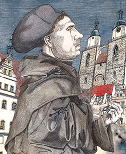 1517 veröffentlicht Martin Luther 95 Thesen, die einen Stein ins Rollen bringen ...