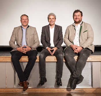 V.l.: Peter Überbacher, Friedrich Kaltenbrunner und Ulrich Matlschweiger (Foto: Thomas Sattler)