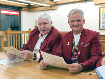 Faschingsgilde Schladming JHV 2021 alter und neuer Praesident c FOTOTOM