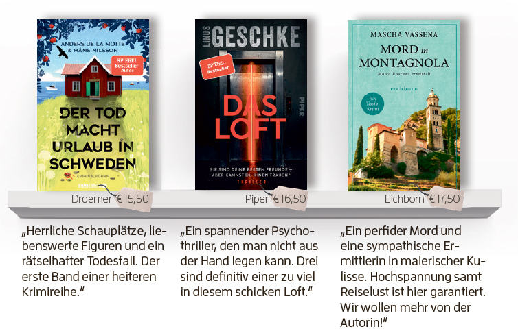 Buchtipps von der Stadtbuchhandlung Liezen