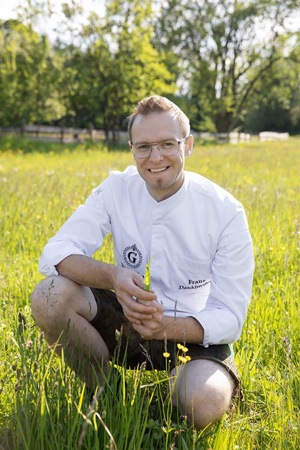 Franz Danklmaier ist nicht nur Koch, sondern als solcher auch Mitglied der Österreichischen  Fußballnationalmannschaft der Gastronomie. (Foto: Cathrine Stukhard)
