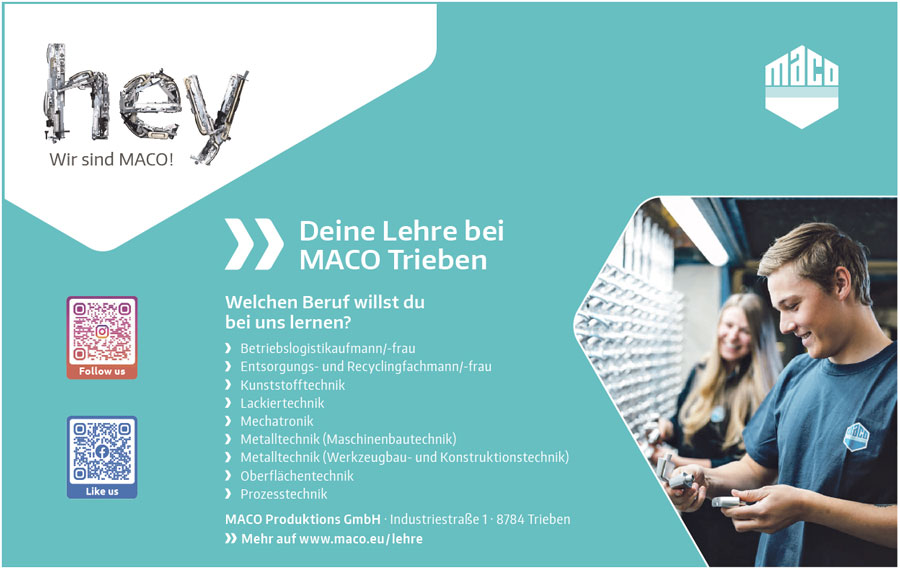 Maco Lehrstellen