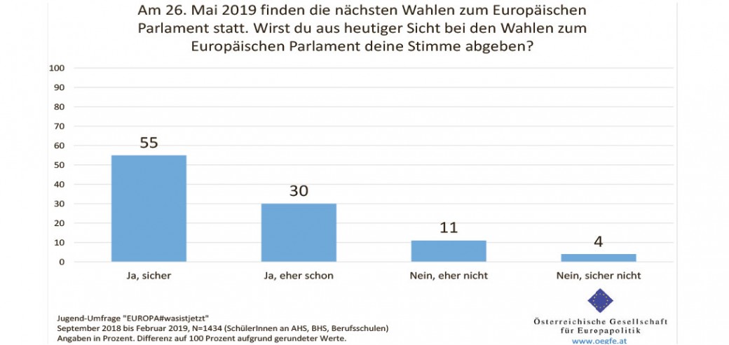 EU-Wahl: Jugendliche durchaus teilnahmemotiviert