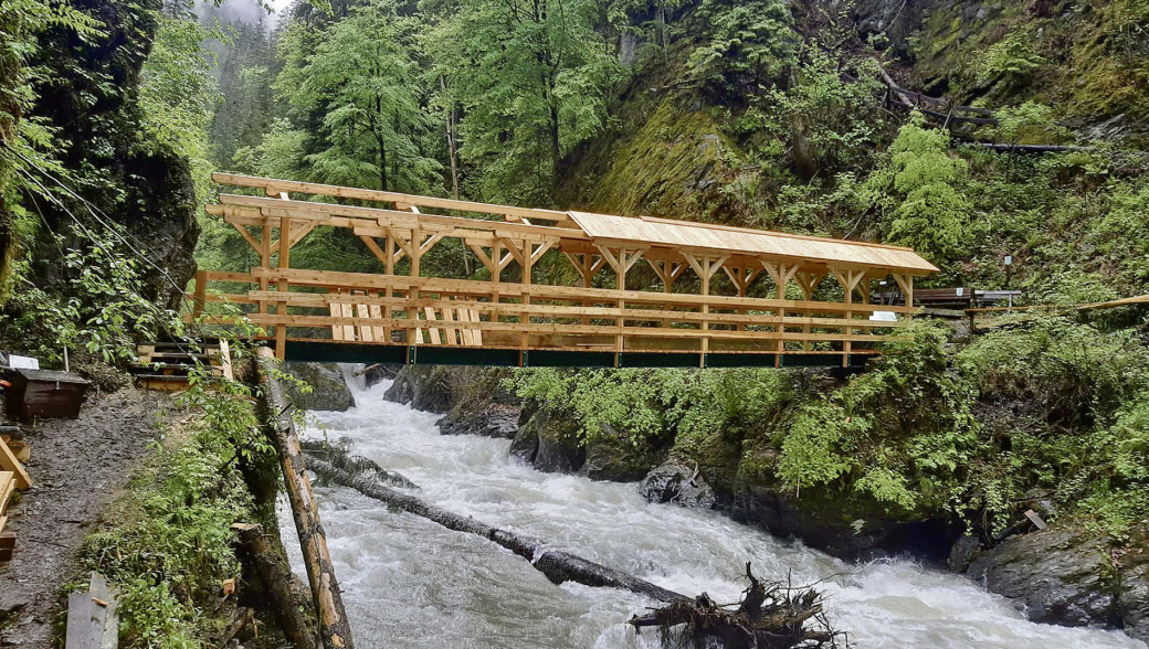 Dank engagierter Helfer konnte die Klamm Anfang Mai wiedereröffnet werden.