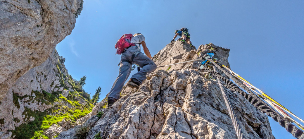 Klettersteig-Genusstour inmitten wunderbarer Landschaft