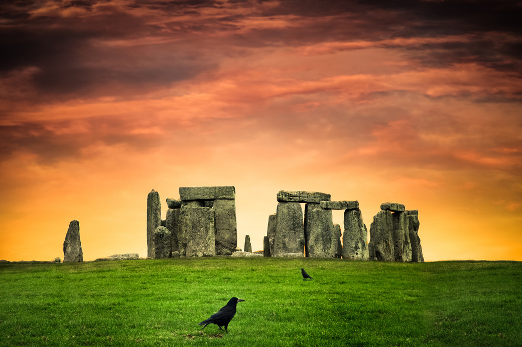 Das Stonehenge in Südengland.