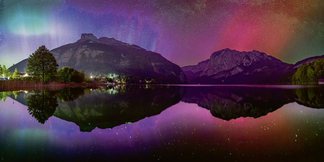Aurora borealis – geheimnisvoll und schön am Altaussee