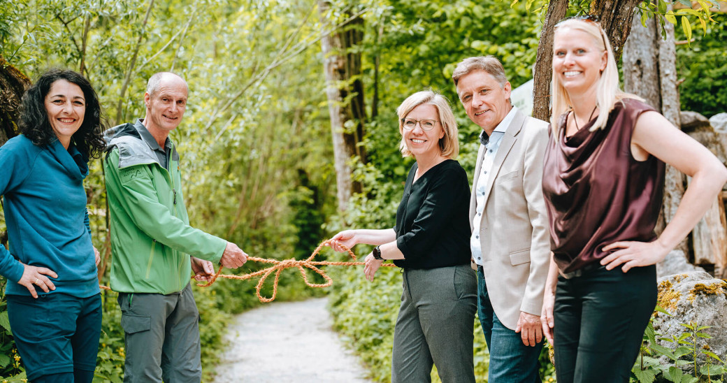 Gewessler zu Gast im Gesäuse