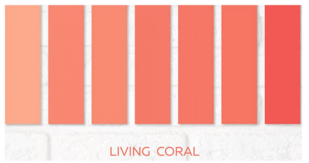 Korallenrot ist die Farbe des Jahres