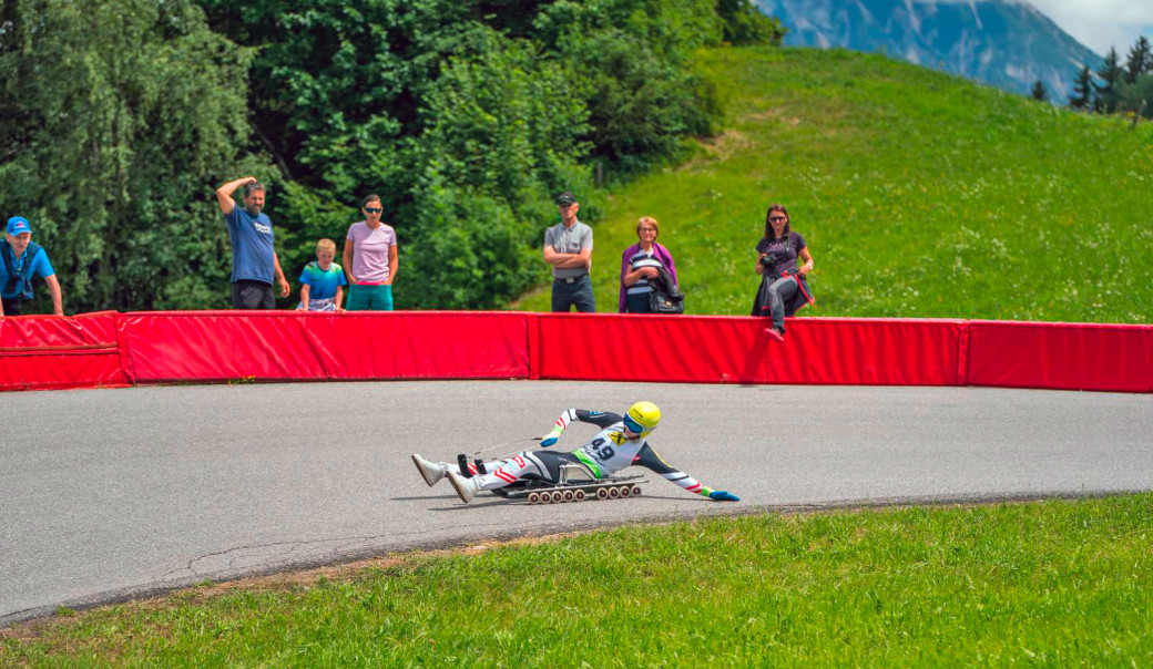 Neben 70 Teilnehmern aus sechs Nationen werden auch wieder viele Lokalmatadore beim Rollenrodelcup in Edlbach dabei sein.