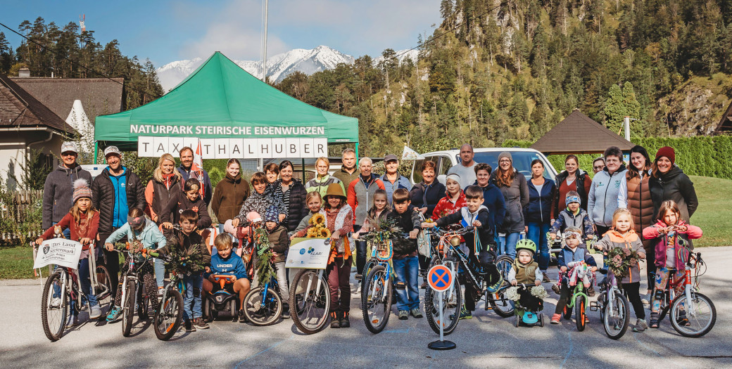 Mobilitätstag in Wildalpen mit „Fahrrad-Almabtrieb“