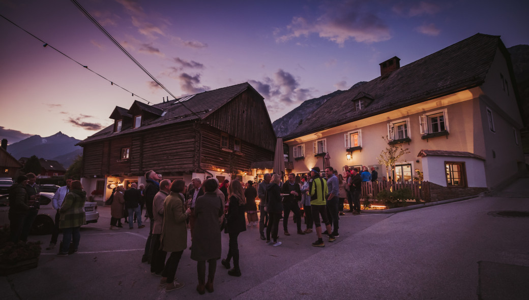 Ein Dorfwirtshaus mit zwei Hauben