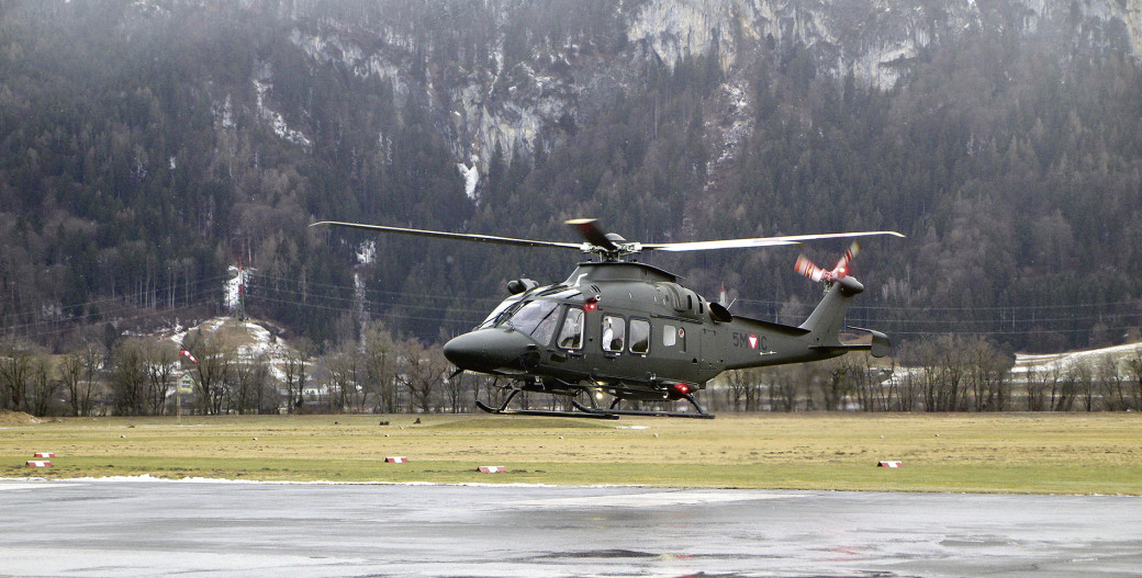 Der AW169 Leonardo ist erstmals bei einem Hochgebirgslandelehrgang der österreichischen Luftstreitkräfte mit dabei.