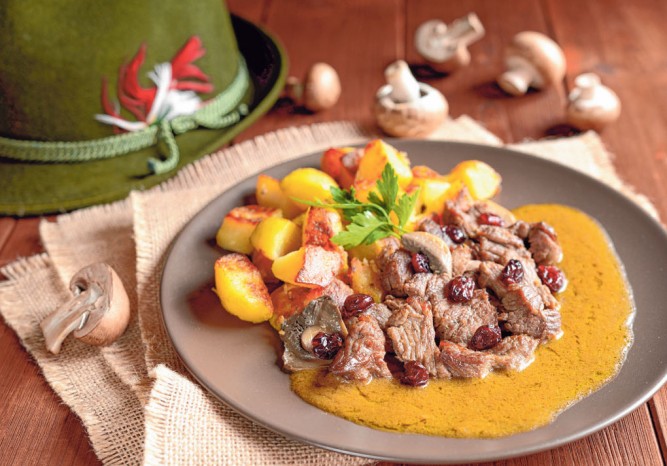 Wildbret hat Saison, die Gänse folgen