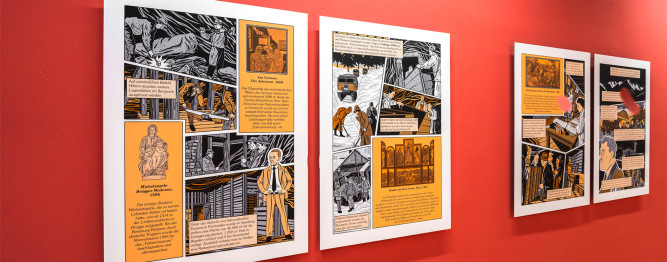 Neue Ausstellung: Graphic Novel „Verborgen im Fels“