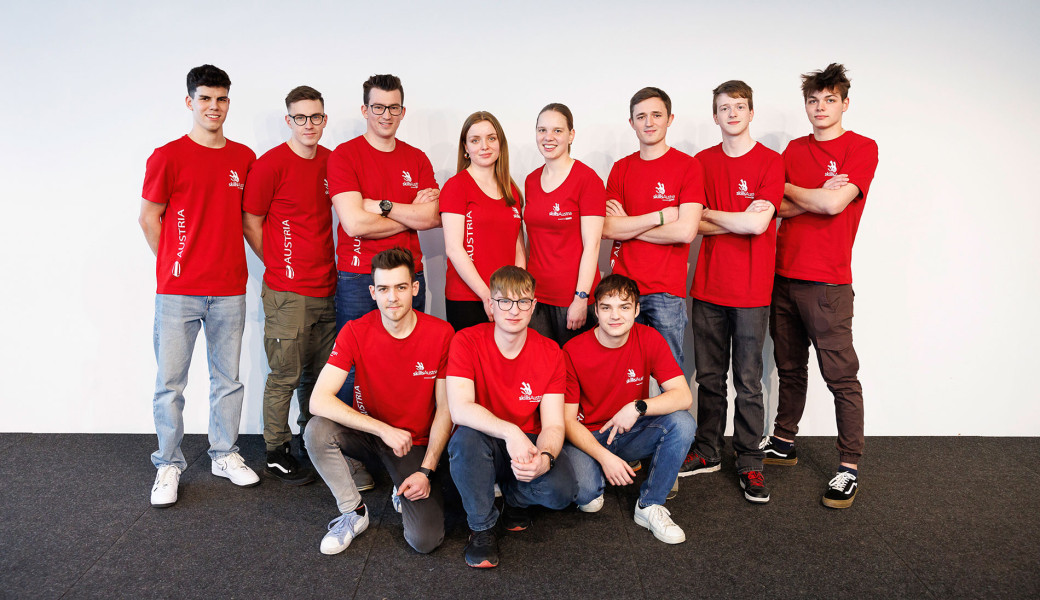 V. l.: Christoph Sorger, David Gschaar, Thomas Leitner, Johanna Haimel, Magdalena Rath, Florian Gruber, Fabian Weber, Silvius Pink (hinten), Alexander Pfleger, Jan Trummer, Simon Stoißer (vorne), nicht am Bild: Nico Reif