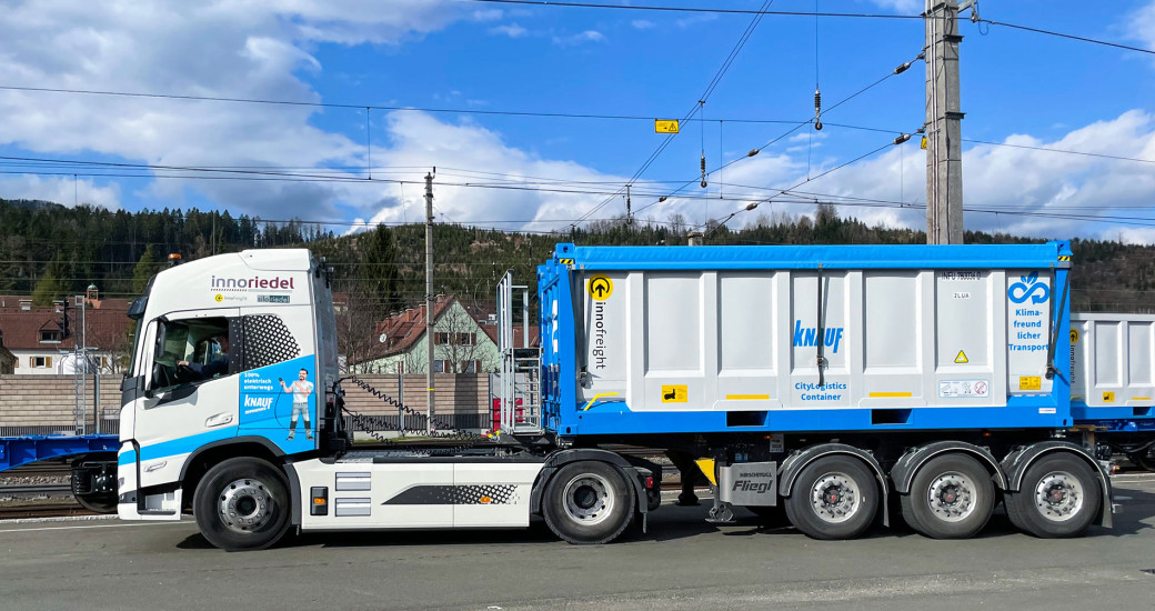 Verleihung des VCÖ-Mobilitätspreis 2024 an  Projekt von Innofreight und Knauf