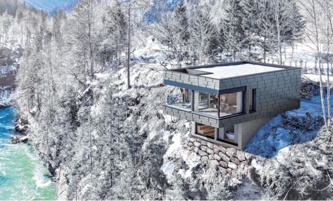 Exklusive Hideaways über der smaragdgrünen Salza