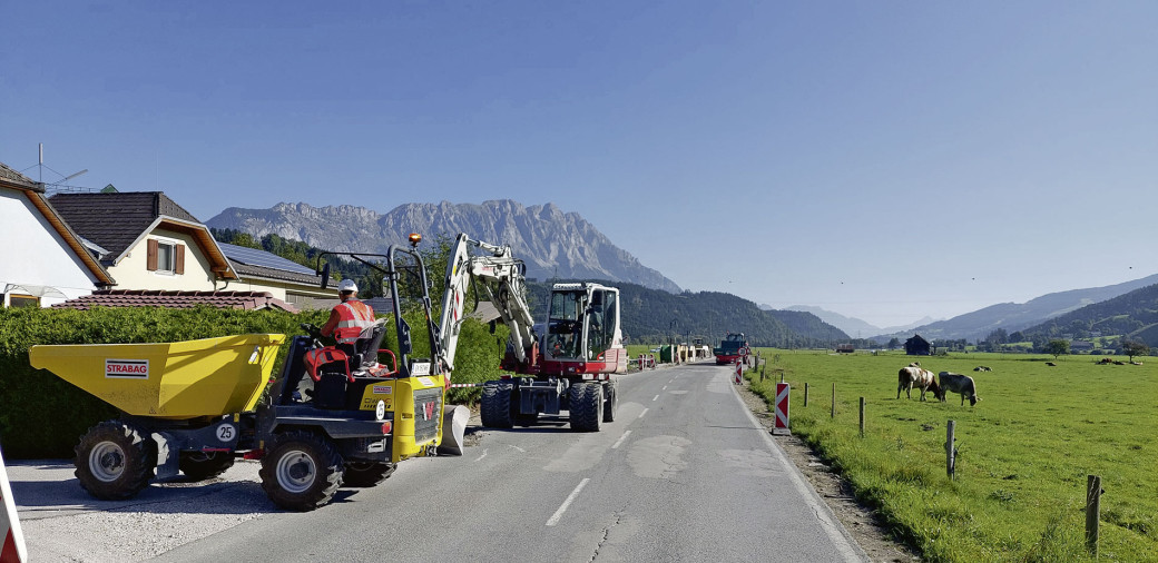 In der Gemeinde Sölk wird der L 712 Steiner Straße ein gründliches „Makeover“ verpasst.