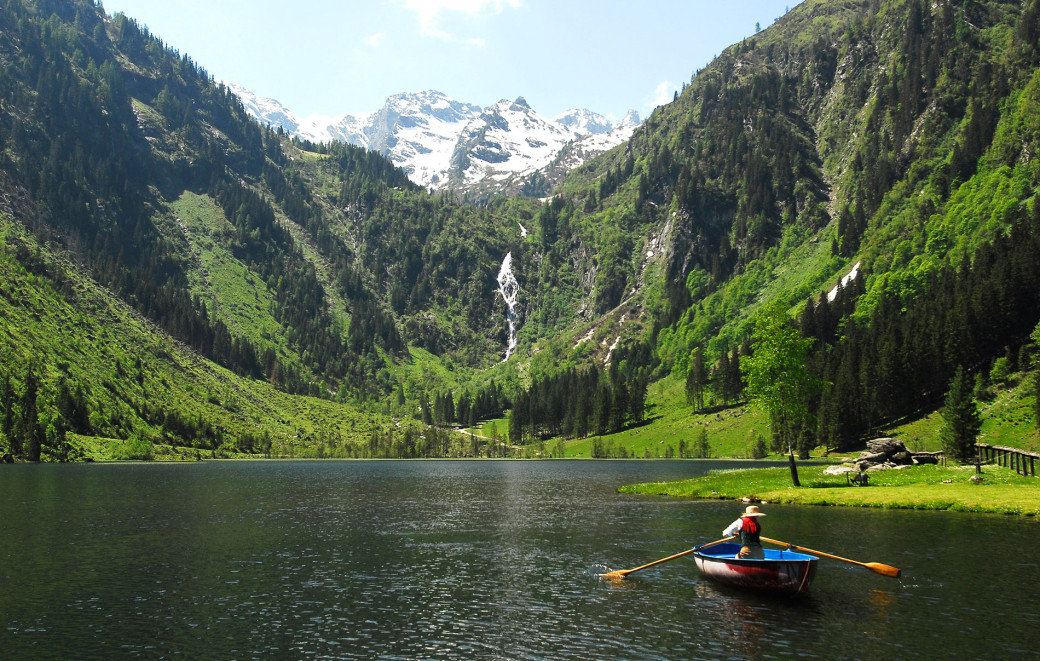 Der Steirische Bodensee, einer der Lieblingsplätze im Buch.