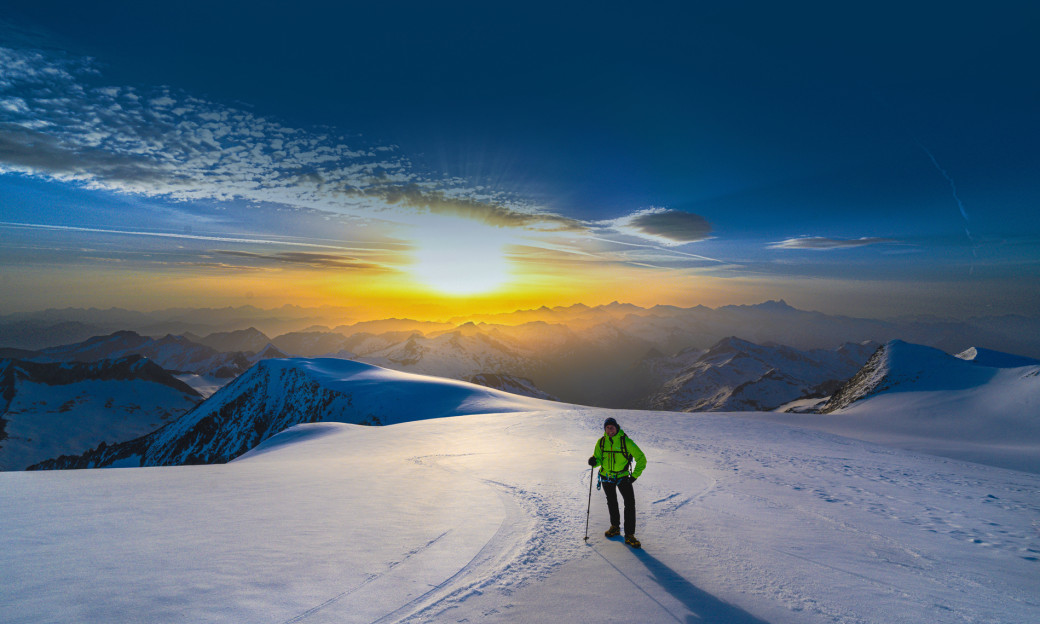 Großvenediger von Norden – Kürsingerhütte