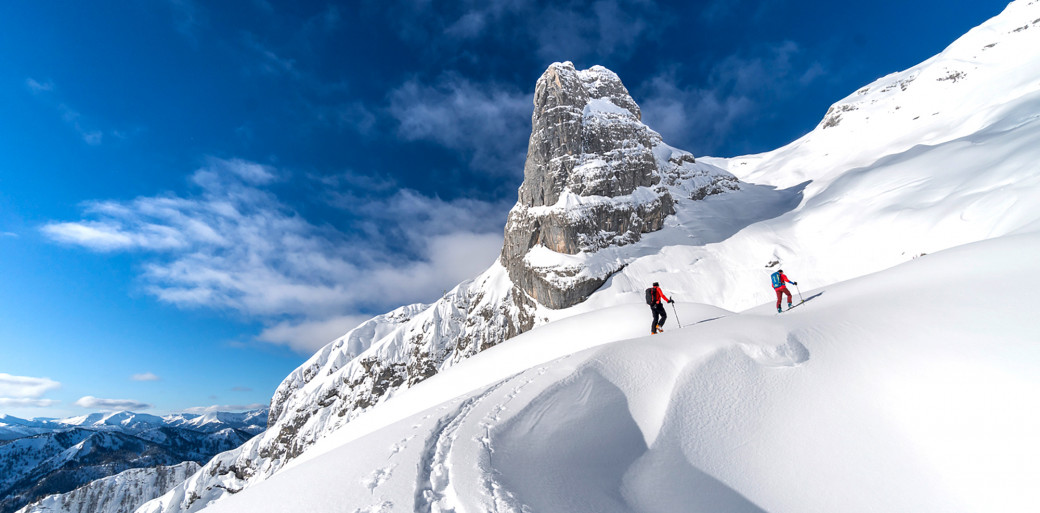 Große Skitour in hochalpiner Landschaft