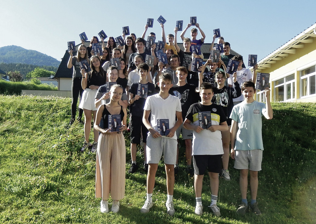 Die Polytechnische Schule Irdning durfte „Freie Rede“ bereits entgegennehmen.