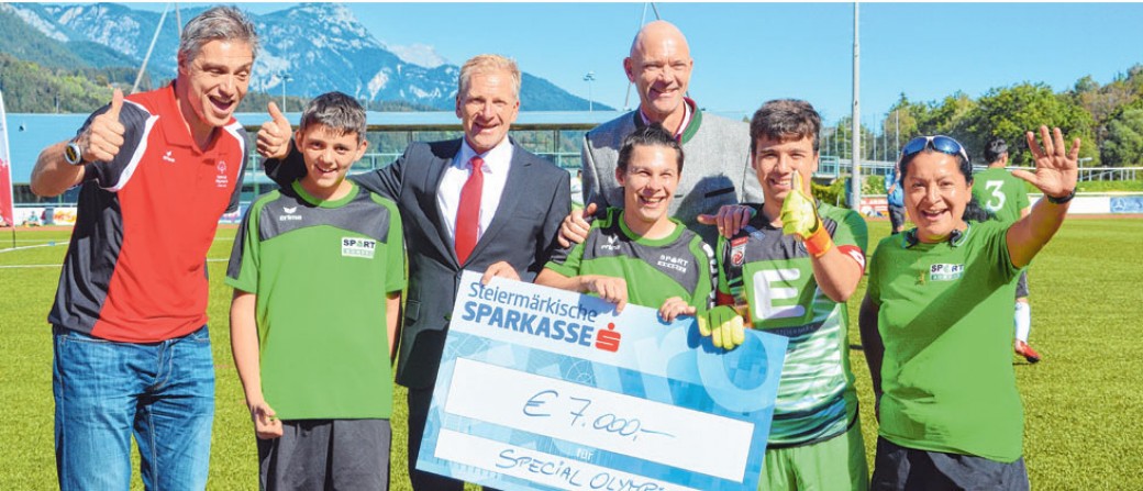 Steiermärkische Sparkasse unterstützt steirisches Special-Olympics-Team