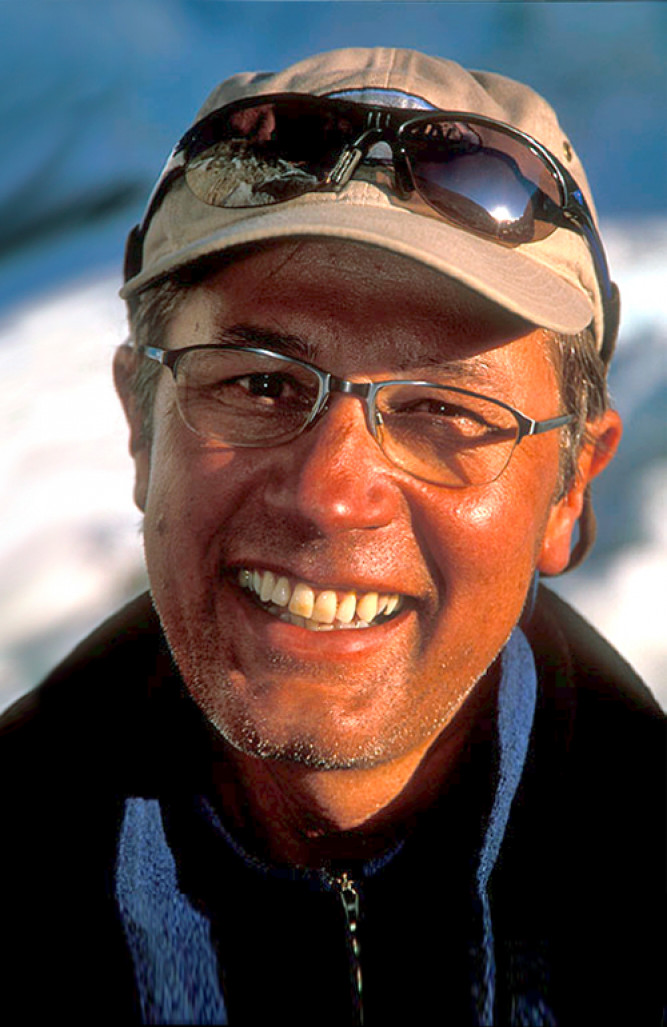 Robert Schauer bei seiner dritten Everest-Expedition im Jahr 2004.