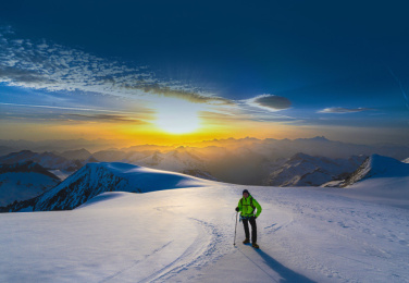 Großvenediger von Norden – Kürsingerhütte